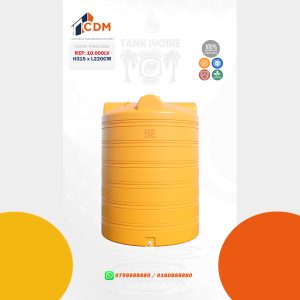 Cuve &agrave; eau Tank Ivoire- REF 10 000V