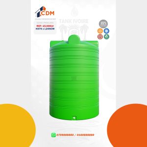Cuve &agrave; eau Tank Ivoire- REF 15 000V