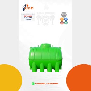 Cuve horizontale Tank Ivoire- REF 2000H