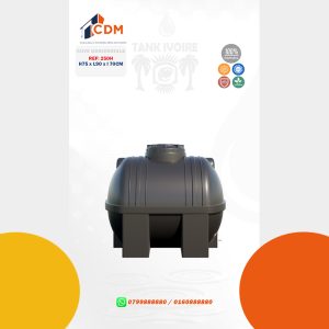 Cuve horizontale Tank Ivoire- REF 250H