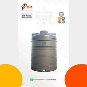 Cuve &agrave; eau Tank Ivoire- REF 3000V