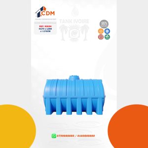 Cuve horizontale Tank Ivoire- REF 5000H