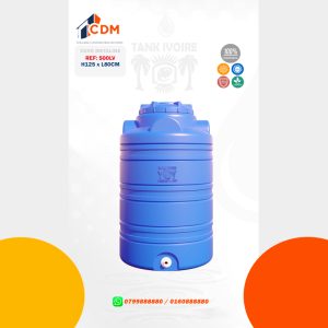 Cuve &agrave; eau Tank Ivoire- REF 500VP