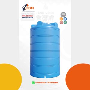 Cuve &agrave; eau Tank Ivoire- REF 20 000V